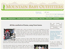 Tablet Screenshot of mountainbabyoutfitters.com